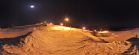 Wyciąg Łysa Góra - nocą widok stok i parking - widok 360
